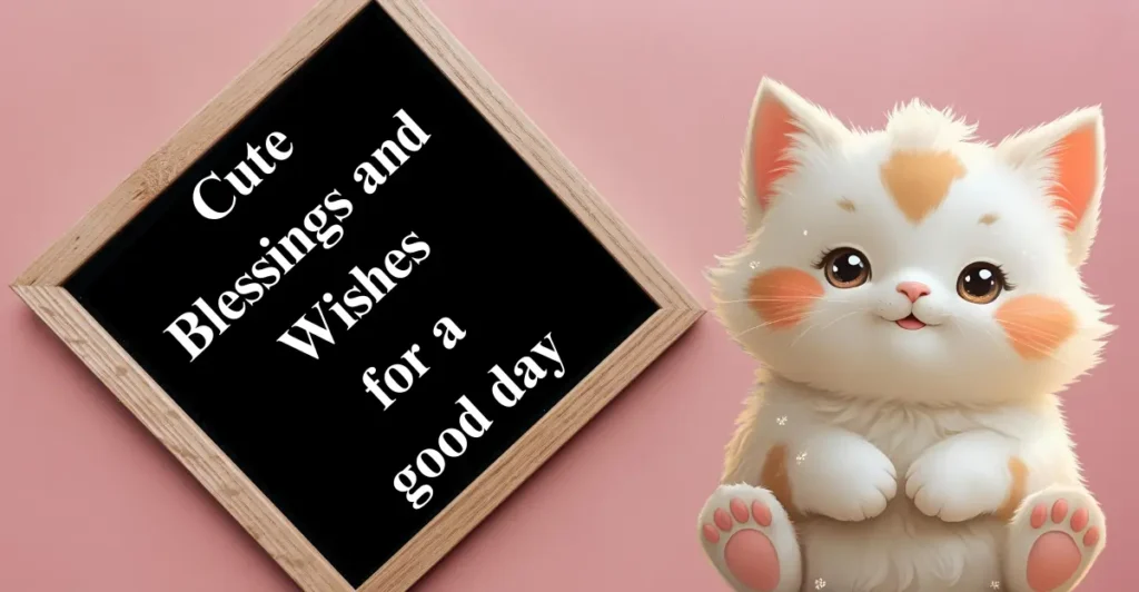 Cute Blessings and Wishes for a good day