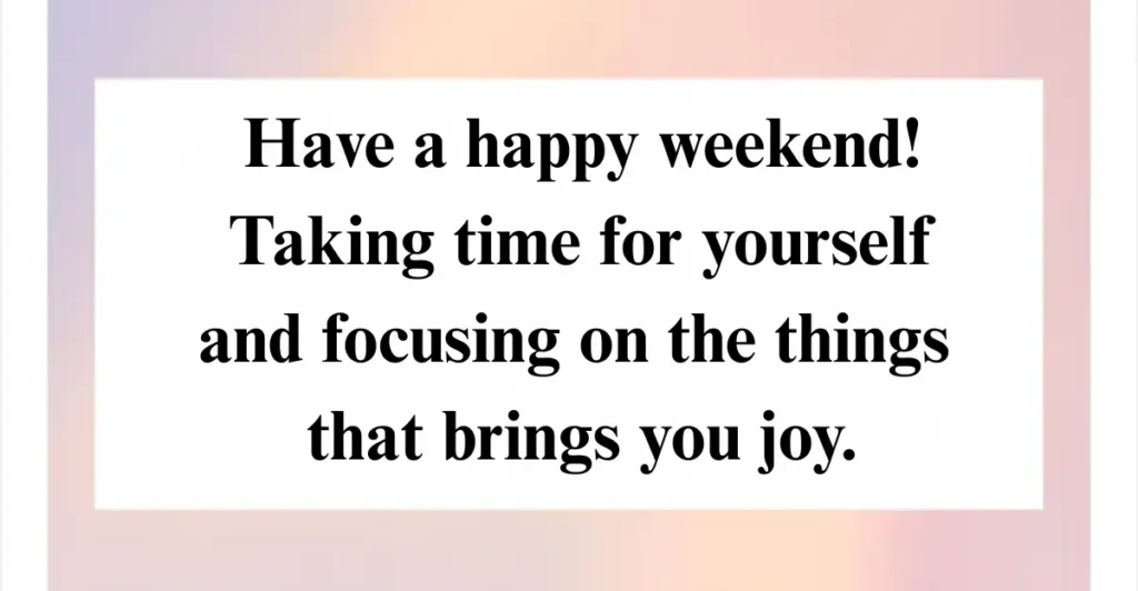 Good morning happy Saturday have a great weekend: