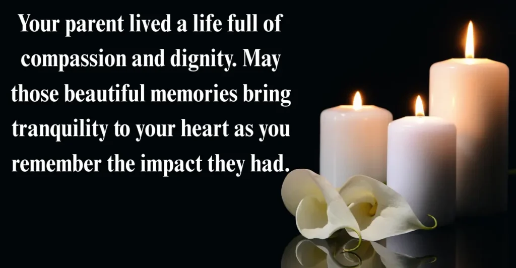 condolence message