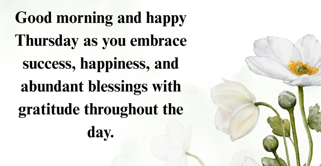 70 Good morning Thursday Blessings Images and Prayers