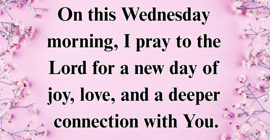 Positive Good Morning Wednesday Blessings