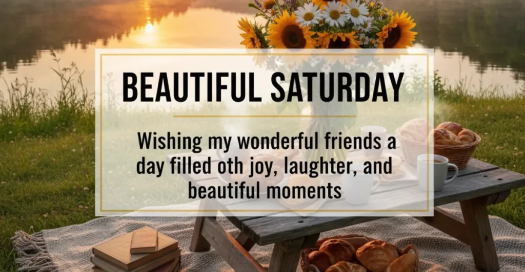 Beautiful Saturday Messages for Friends