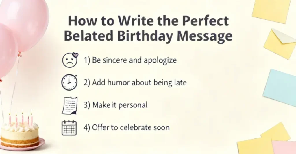 How to Write the Perfect Belated Birthday Message
