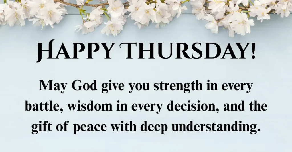 Inspirational Thursday Blessings