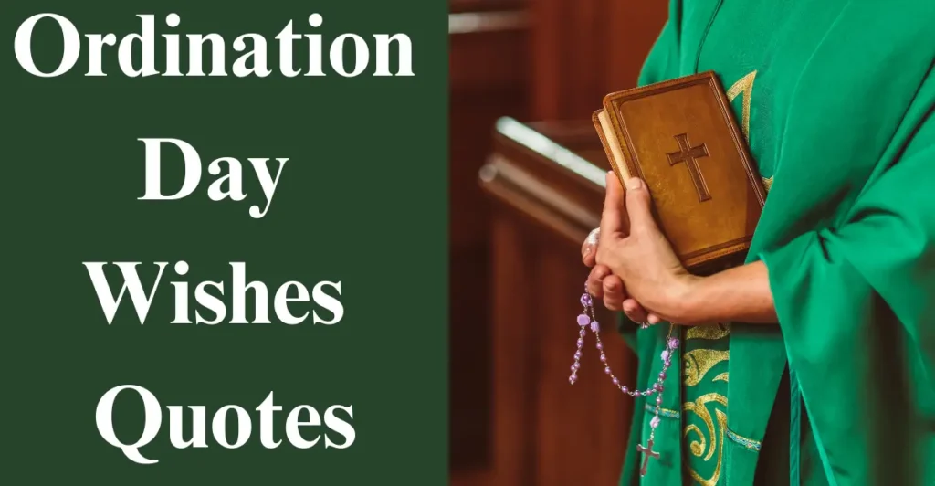 Ordination Day Wishes Quotes