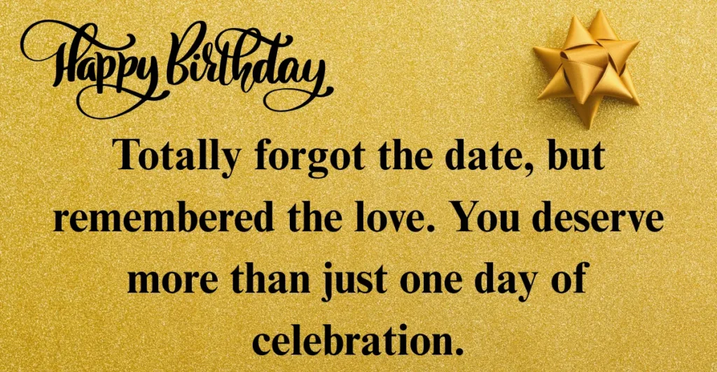 Sample Belated Birthday Messages for Every Situation