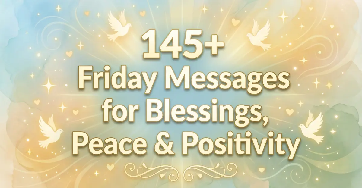 145+ Friday Messages for Blessings, Peace & Positivity