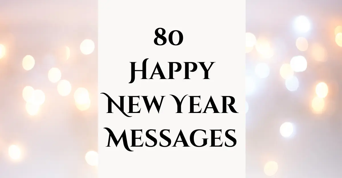 80 Happy New Year Messages