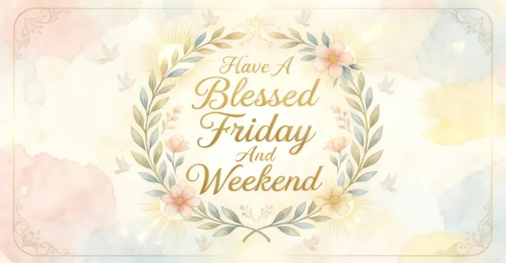 Have A Blessed Friday And Weekend