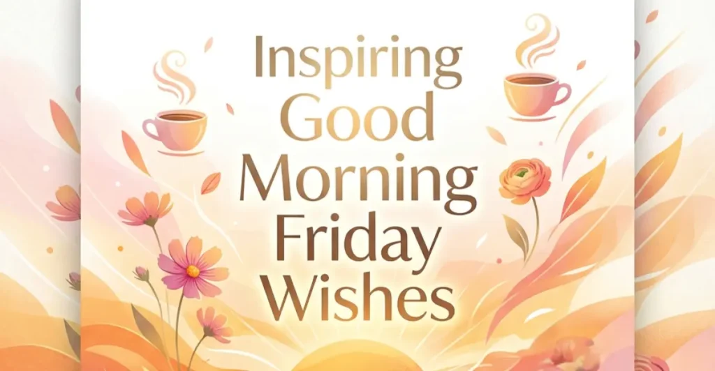 Inspiring Good Morning Friday Wishes