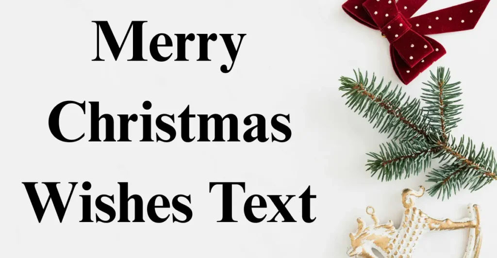 Merry Christmas Wishes Text