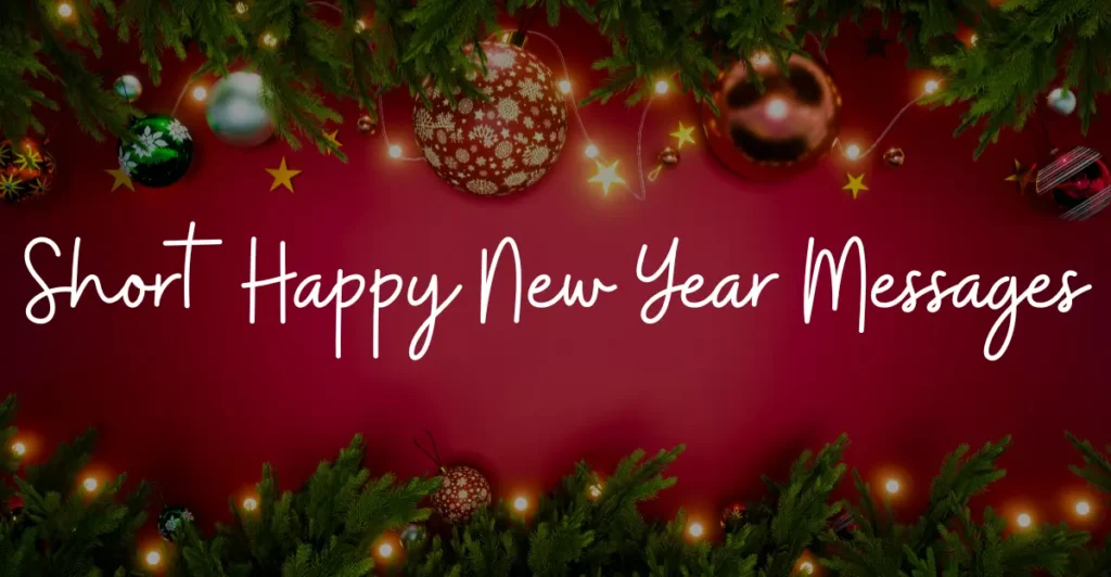 Short Happy New Year Messages