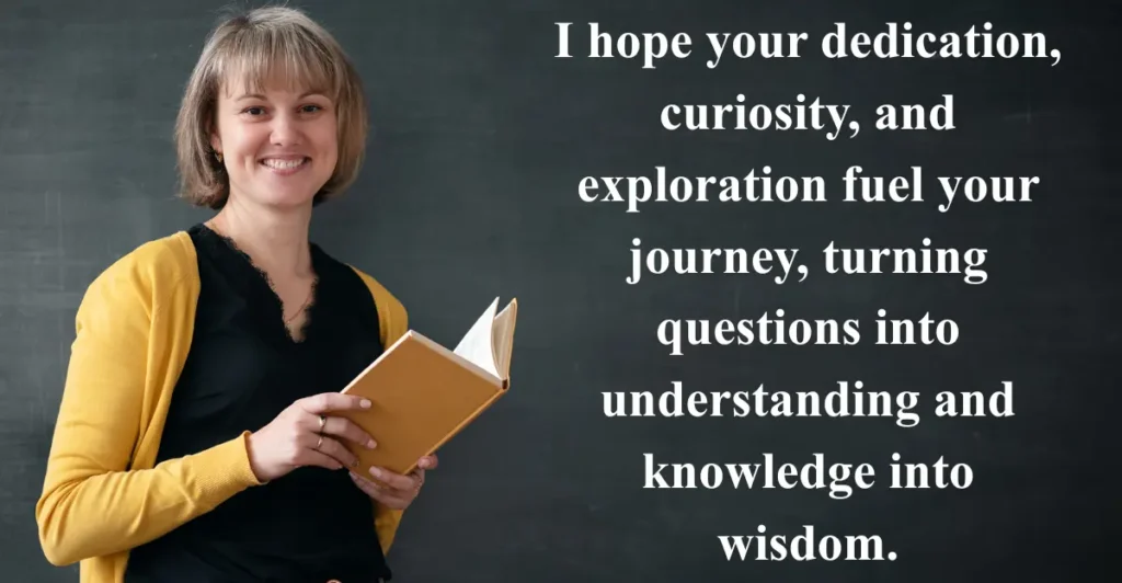 Positive And Best Wishes For Students From Teachers