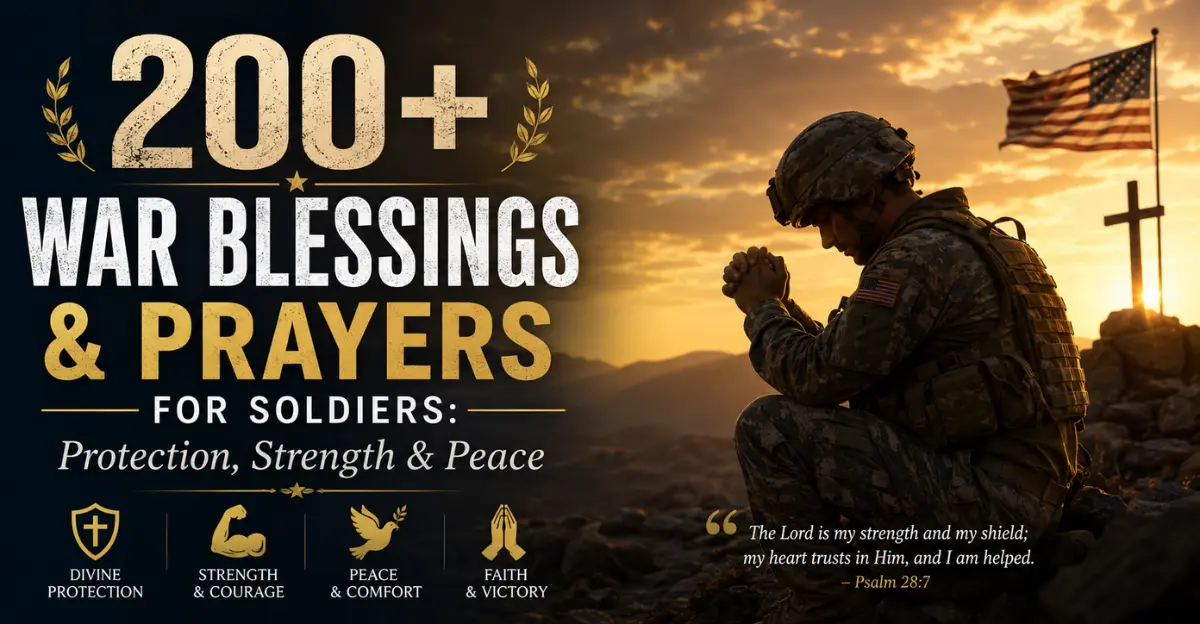 200+ War Blessings & Prayers for Soldiers Protection, Strength & Peace