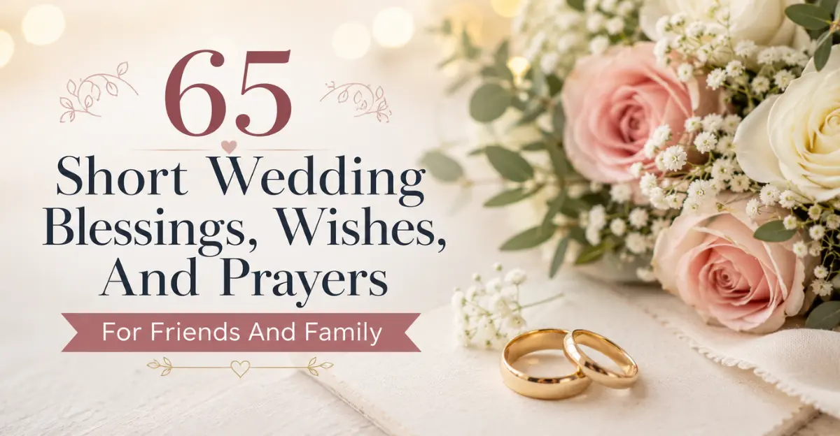 65 Short Wedding Blessings, Wishes, And Prayers For Friends And Family