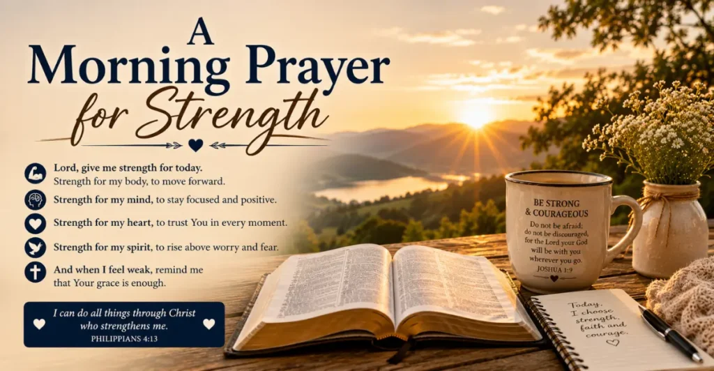 A Morning Prayer for Strength