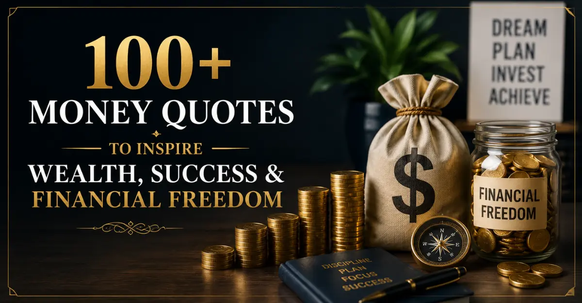 100+ Money Quotes to Inspire Wealth, Success & Financial Freedom
