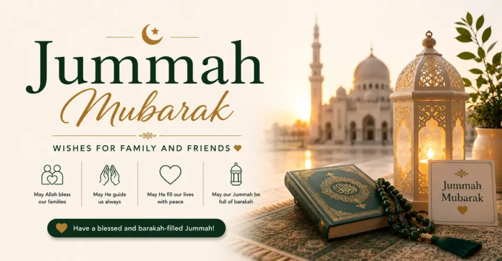 Jummah Mubarak Wishes for Family and Friends