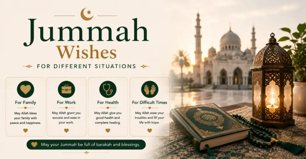 Jummah Wishes for Different Situations
