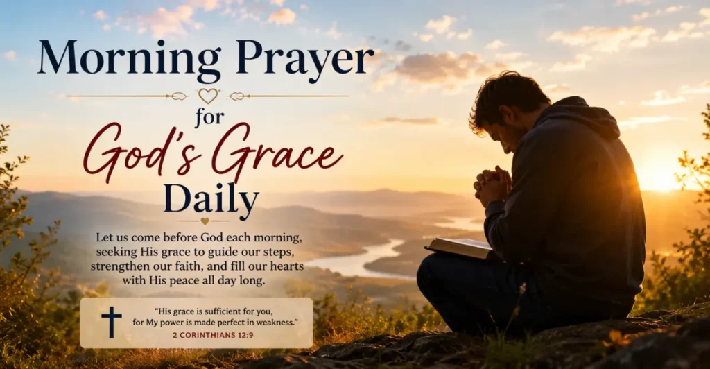 Morning Prayer for God's Grace Daily