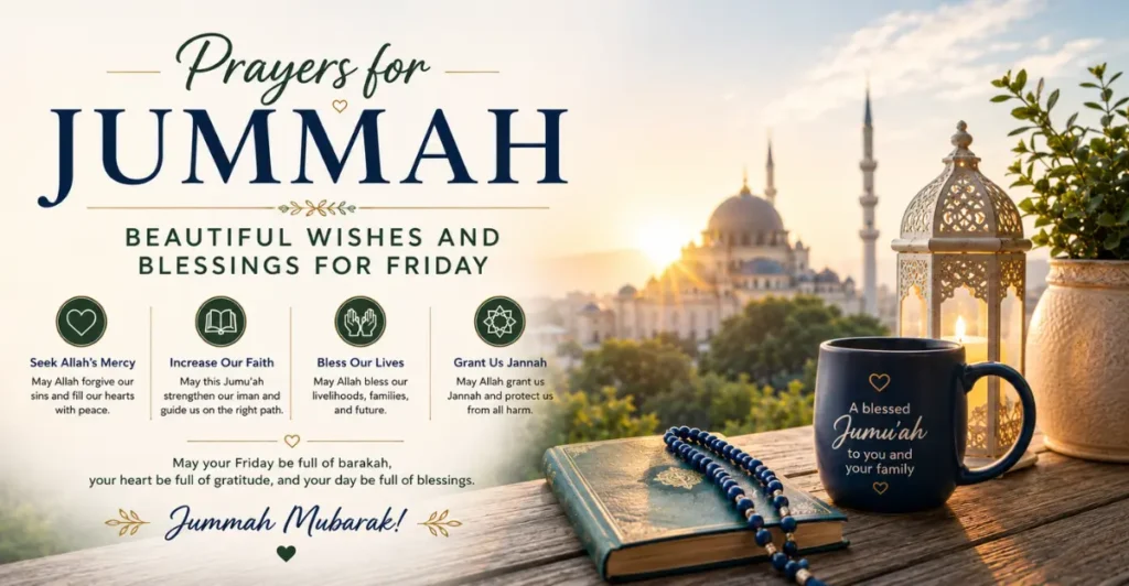 Jummah Beautiful Wishes and Blessings for Friday