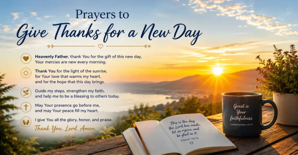 Prayers to Give Thanks for a New Day