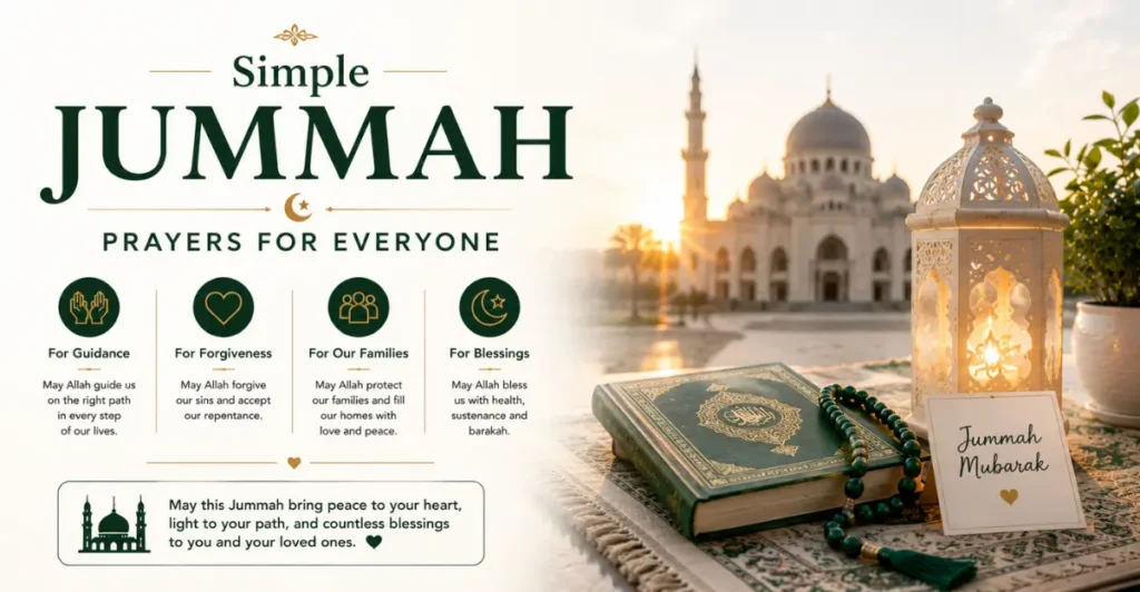 Simple Jummah Prayers for Everyone
