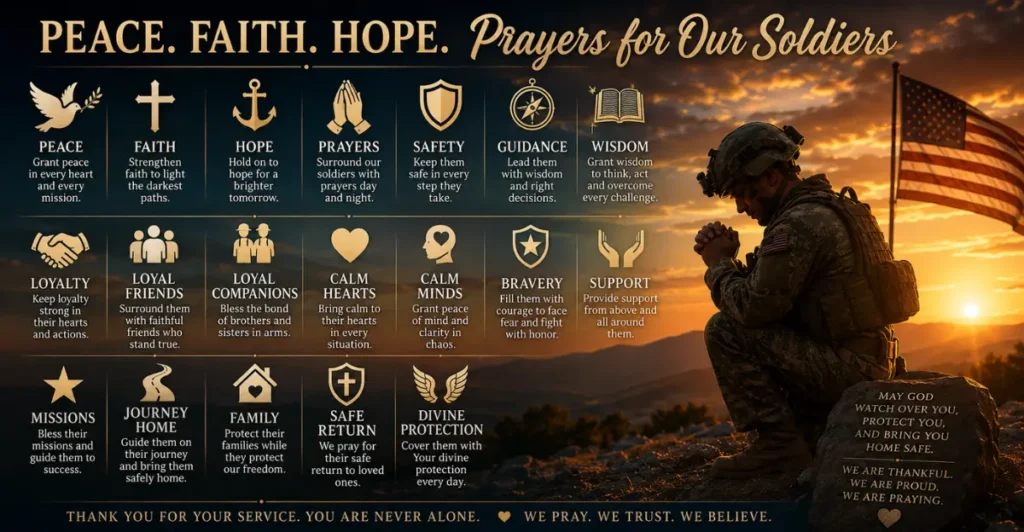 War Blessings & Prayers for Soldiers: Protection, Strength & Peace