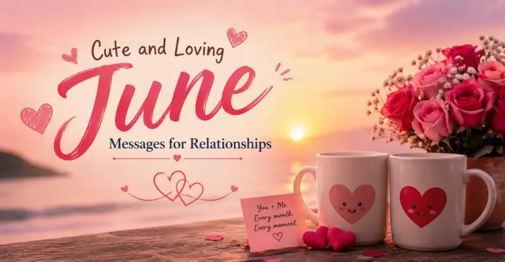 Cute and Loving June Messages for Relationships