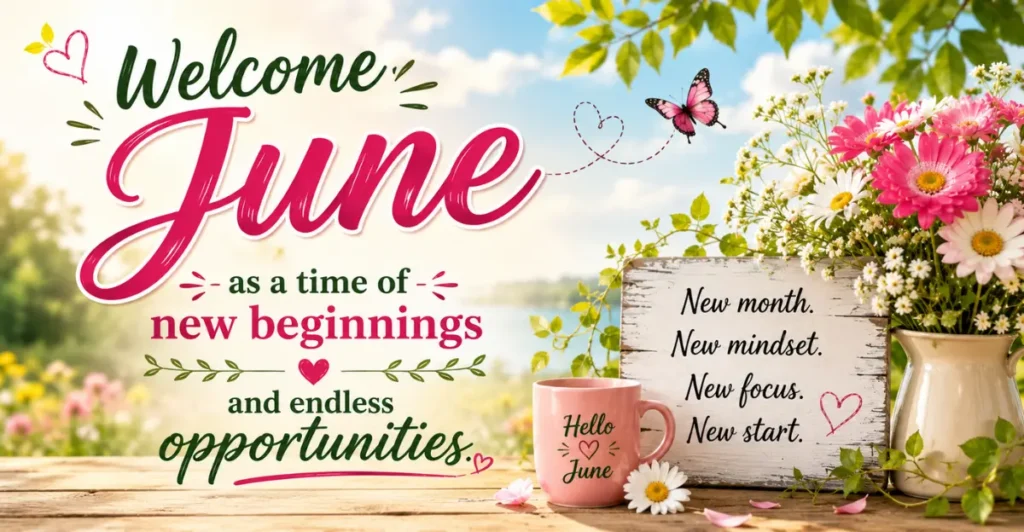 Happy June Blessings, Quotes & Images for 2026