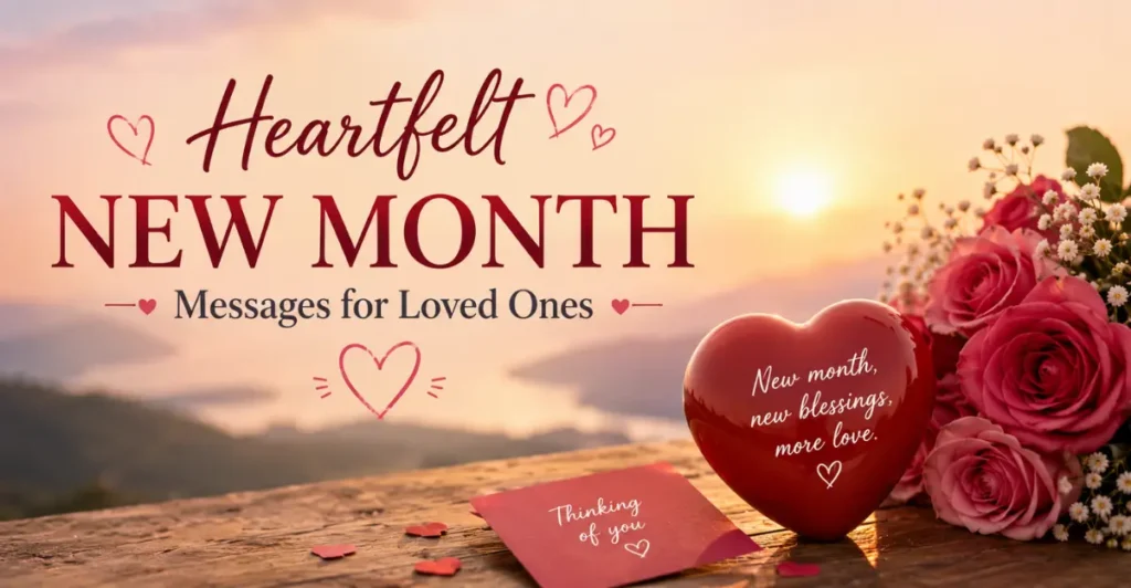 Heartfelt New Month Messages for Loved Ones