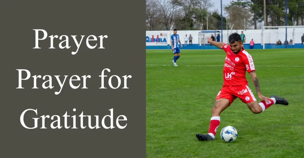 Prayer for Gratitude