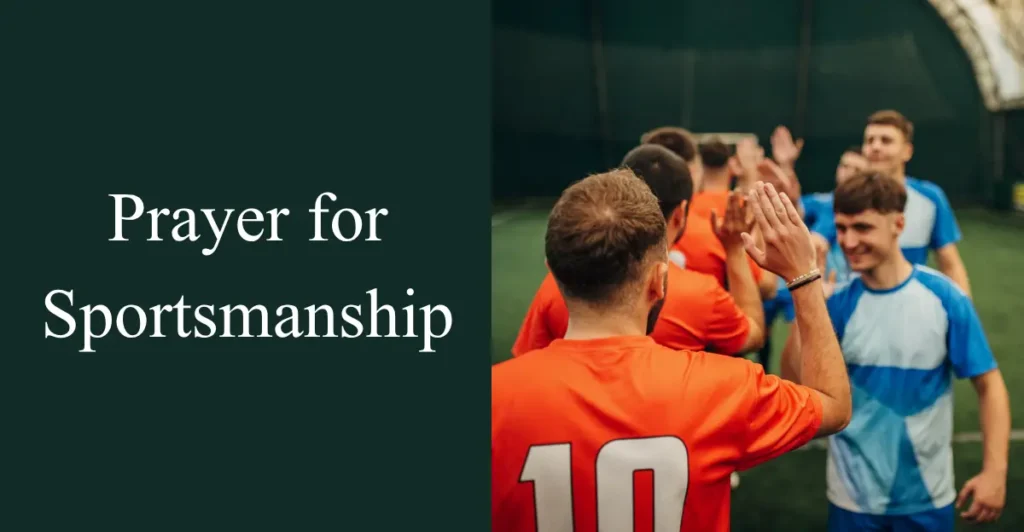 Prayer for Sportsmanship