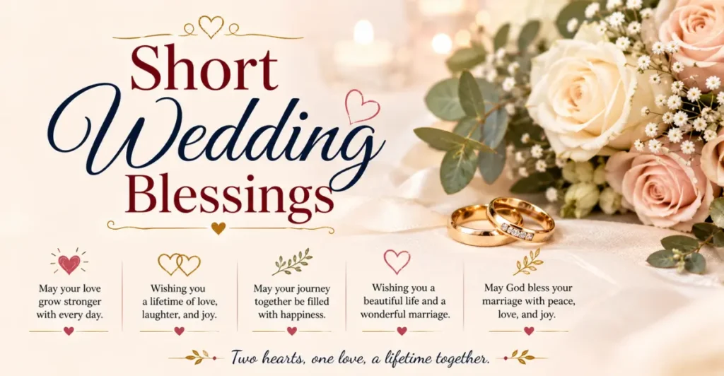 Short Wedding Blessings